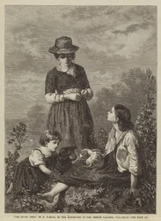 Las Mascotas Rivales, en la Exposición en la Galería Francesa, Pall-Mall